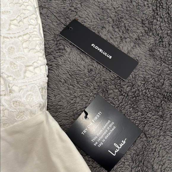 Lulu's Ivory Lace Dress - Picture 5 of 5